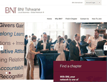 Tablet Screenshot of bni-pta.co.za